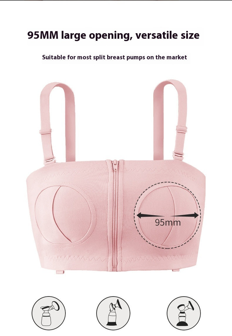 Cotton Hands-free Breast-sucking Underwear Breast Special Maternity Bra