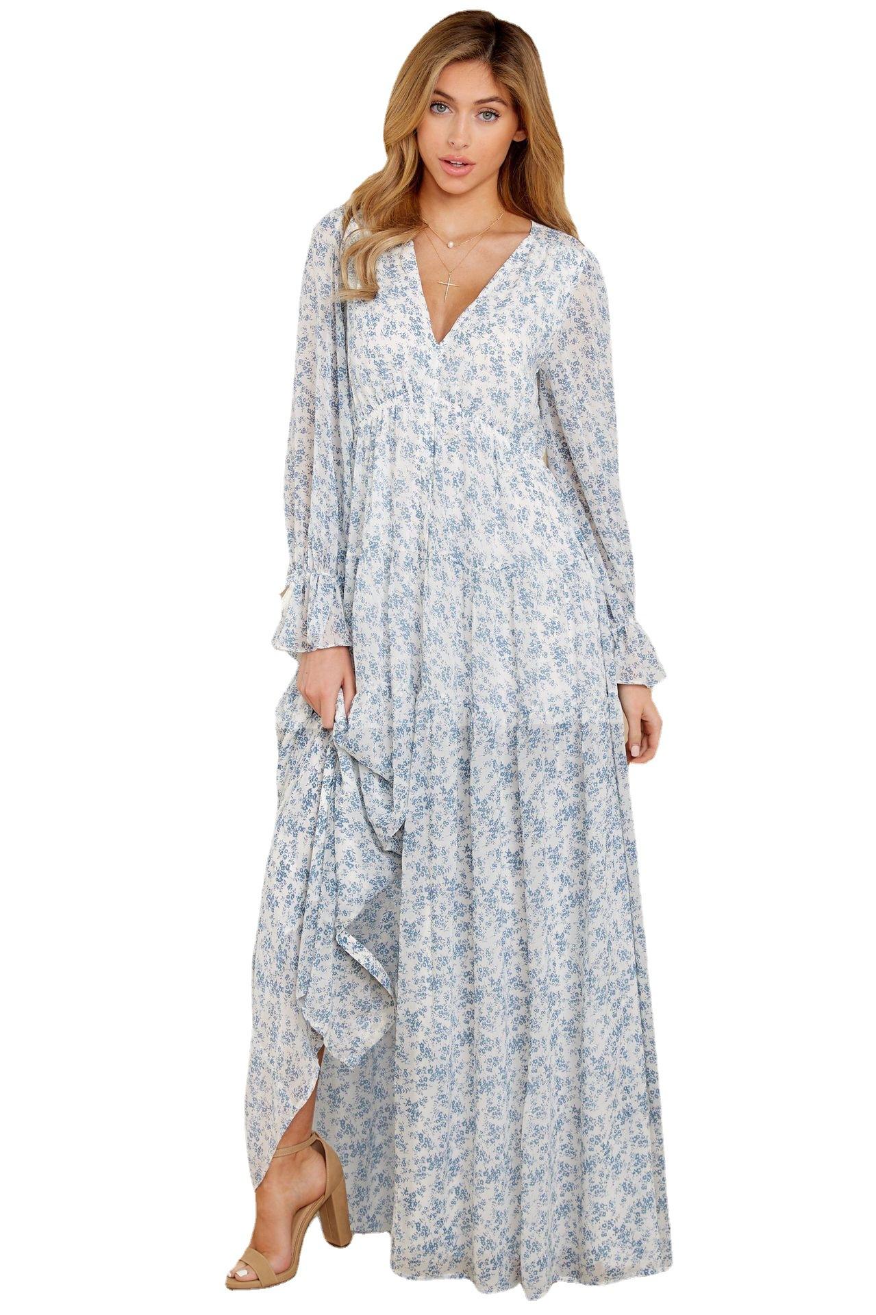 Floral Summer Beach Bohemian Ladies Dresses