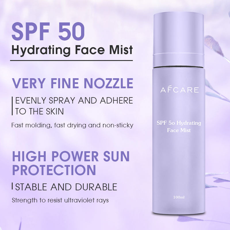Private Label Face Mist Sunscreen Brightening Antioxidant and Organic Vegan Watermelon Face Mist Spray