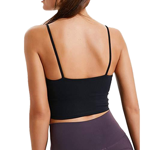 New Women's Quick-Drying Sports Bra Top Spandex Polyester Fiber Mixed Fabric Vest/Camisole for Fitness Workout