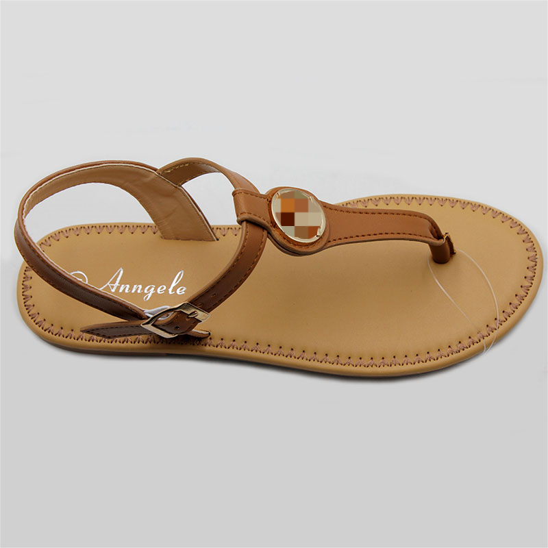 Latest summer elegant sandals pour femmes leisure pintoe flats outdoor non-slip handmade ladies shoes