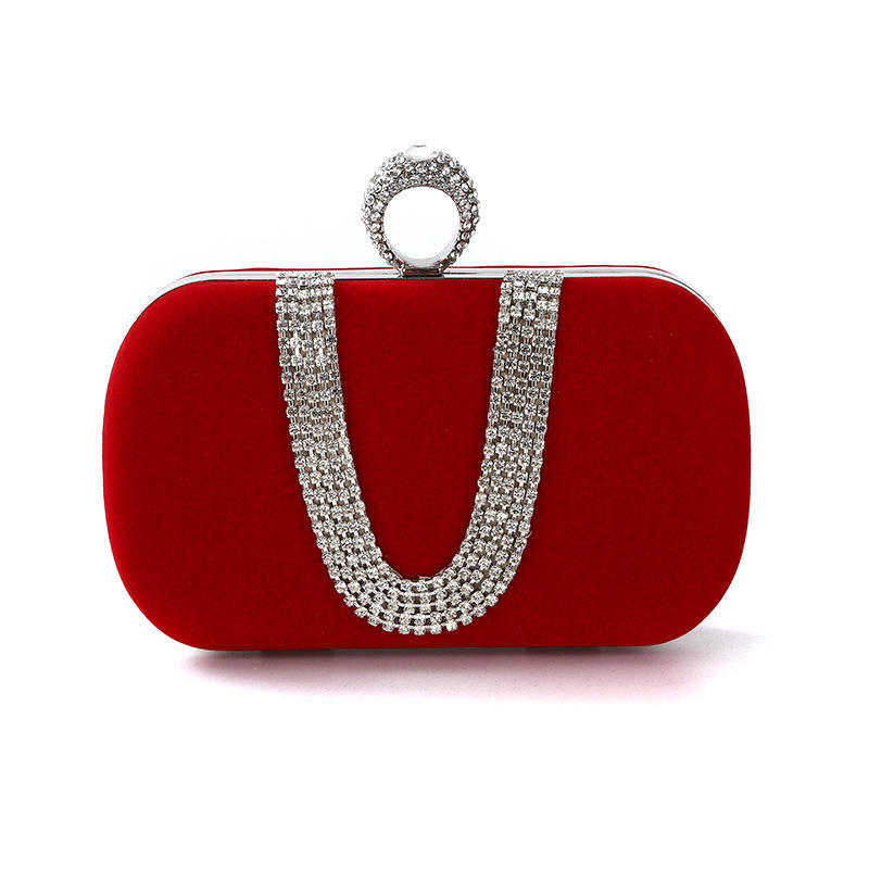New Fashion Luxury Women Evening Bags Waterproof Diamond Bag Crystal Chain Shoulder Ba