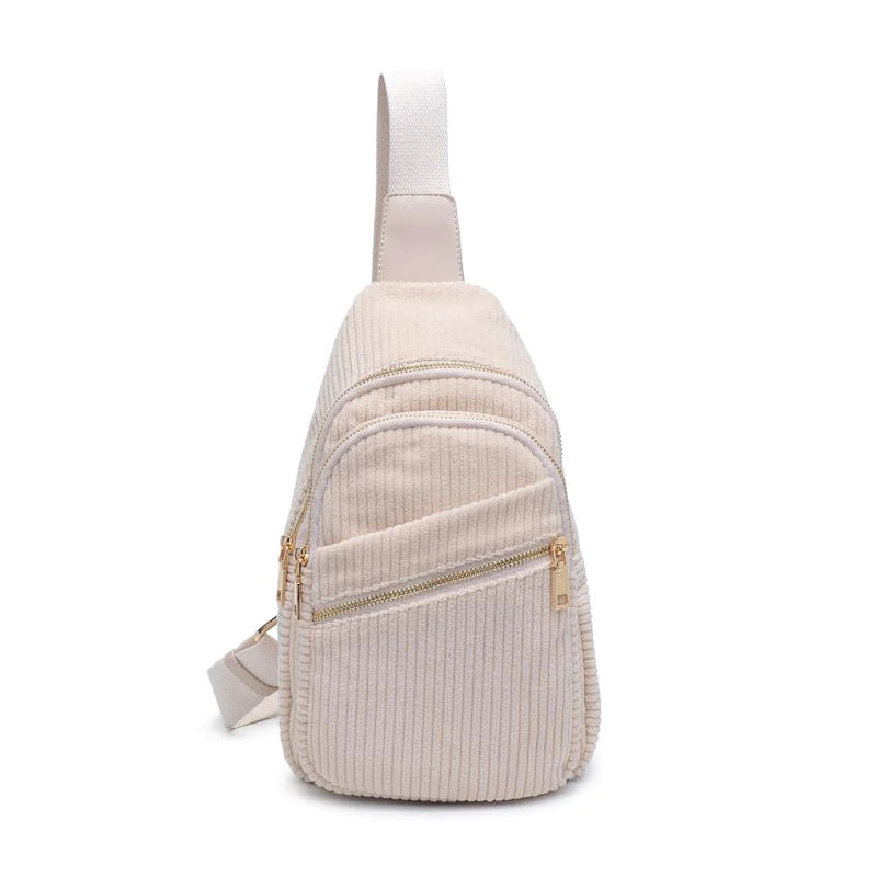 Waist Belt Chest Bags Wholesale Ladies Zipper Sling Bags For Women Crossbody Woman Corduroy Bag