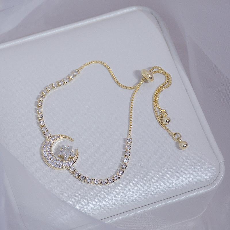 New exquisite zircon bracelet ins niche design temperament bracelet versatile jewelry women