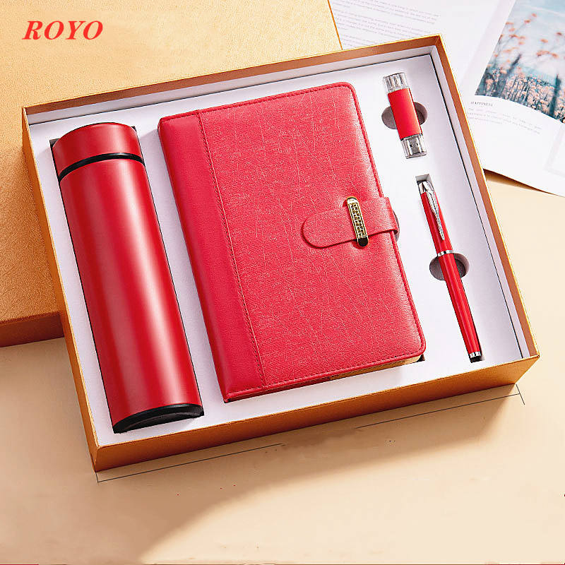 4 pcs set office gift customer employee activity hand gift logo enterprise business practical gift set
