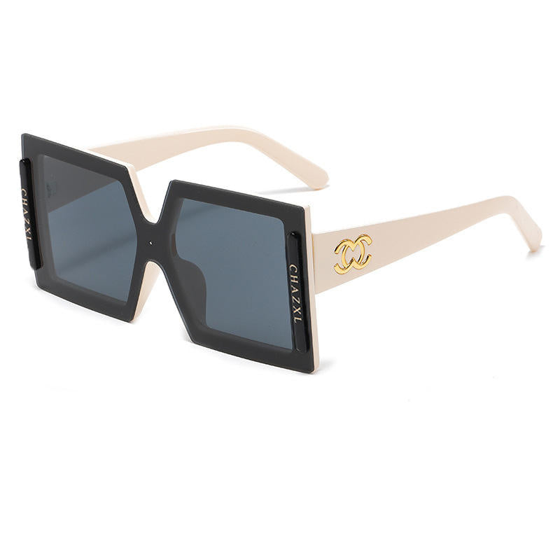 New Arrival Designer Oversized Big Frame Square Sunglasses For Women