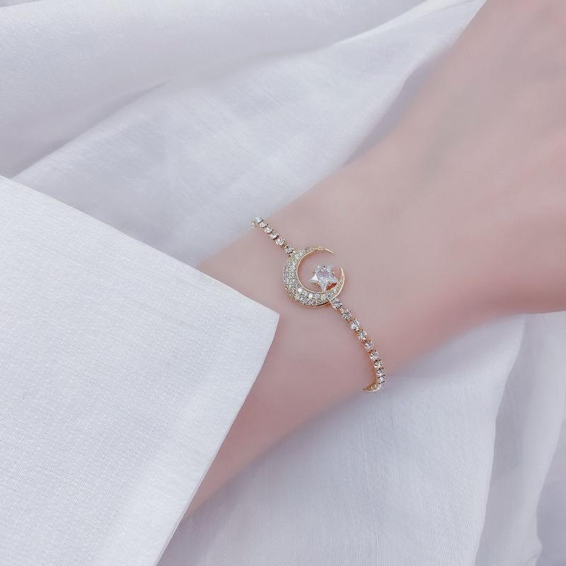 New exquisite zircon bracelet ins niche design temperament bracelet versatile jewelry women