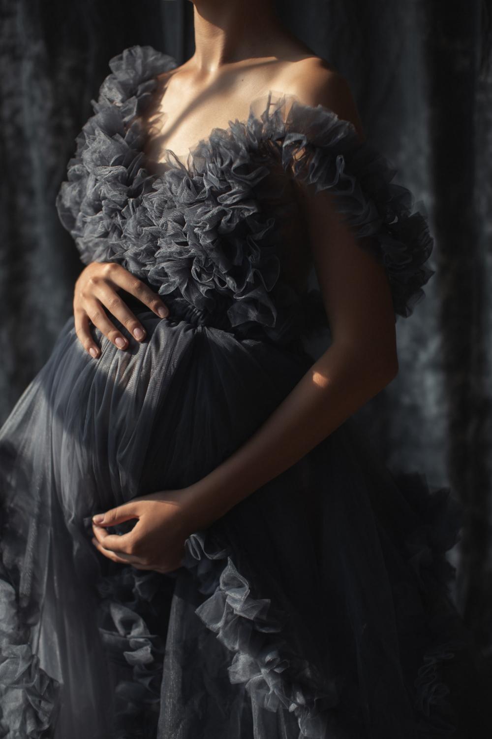 Maternity Robes To Be Mother Photography Dresses Bridal Party Sleepwear For Photography