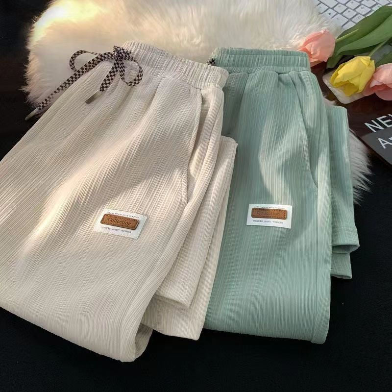 Summer Ice Silk High Street Pants