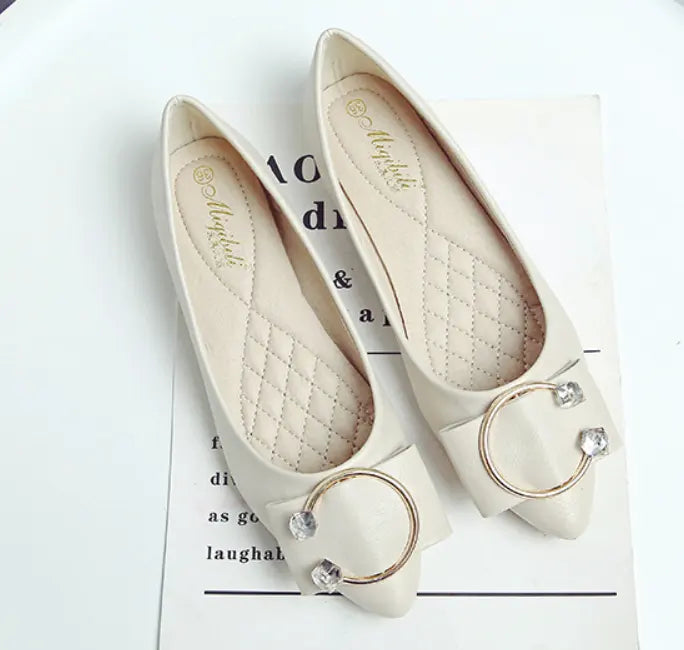 Comfort Matte leather women formal shoes leather