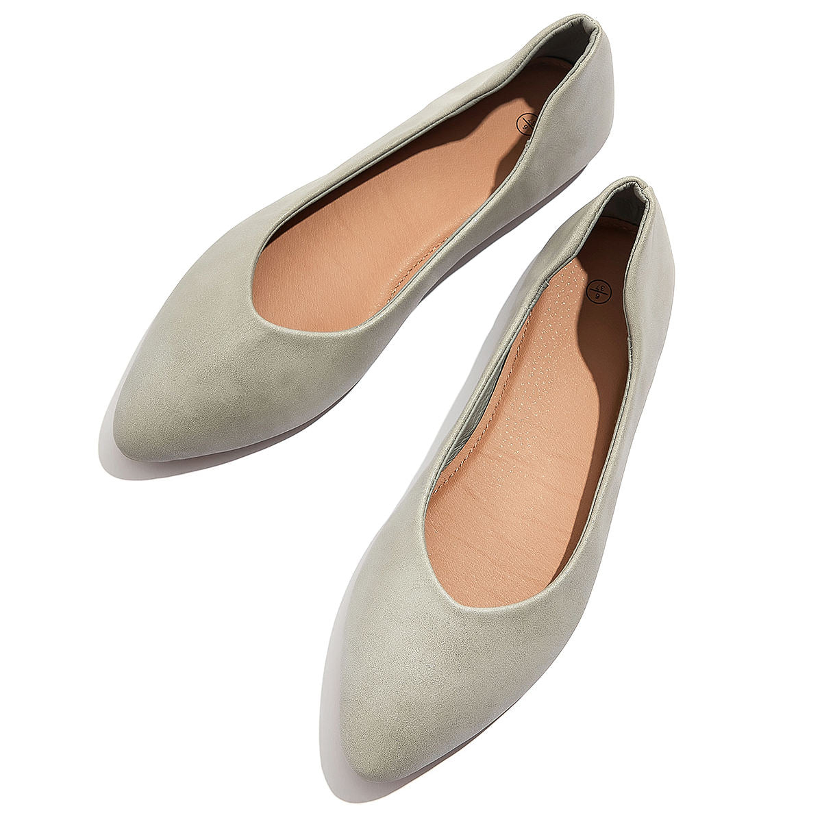 Fashionable Formal Work Low Top Pointed Pu Leather Loafers Women's Casual Shoes Ladies Flat Slip On Shoes