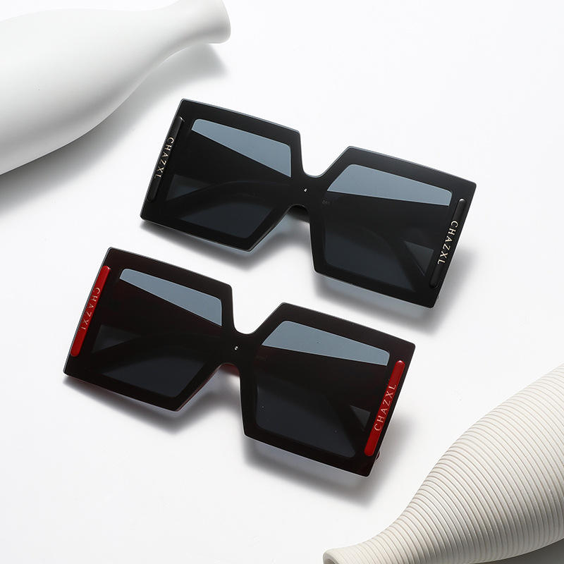 New Arrival Designer Oversized Big Frame Square Sunglasses For Women