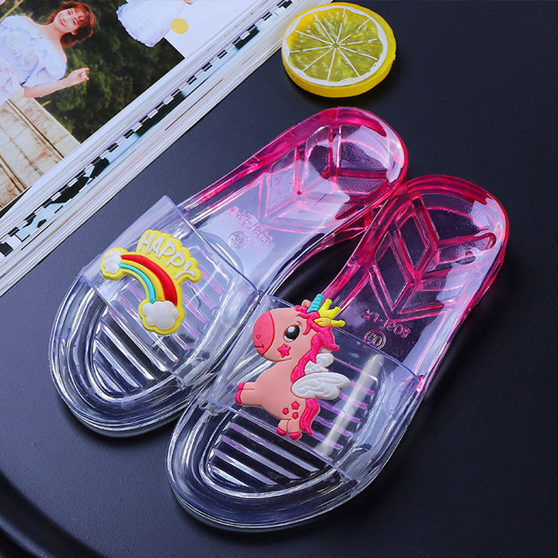 Jelly shoes plastic fruit sandal comfortable flat heel beach slippers slippers for women