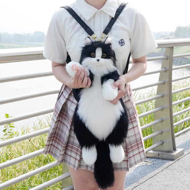 Doll Cute Dairy Cat Doll Plush Toy Bag