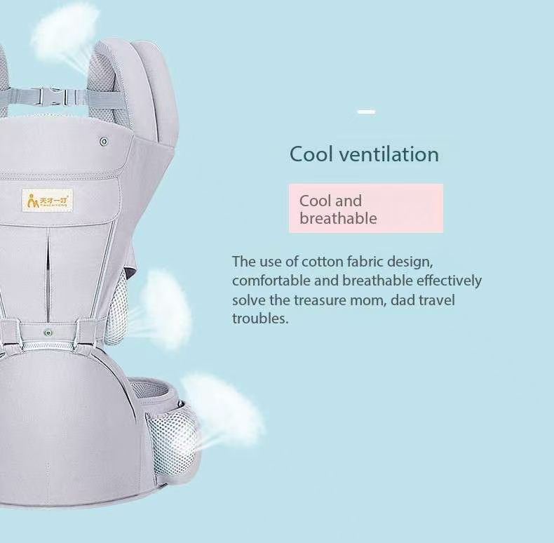 360° Baby Soft Carrier Comfortable Adjustable Positions Breastfeeding Fits Newborn Infant Toddler