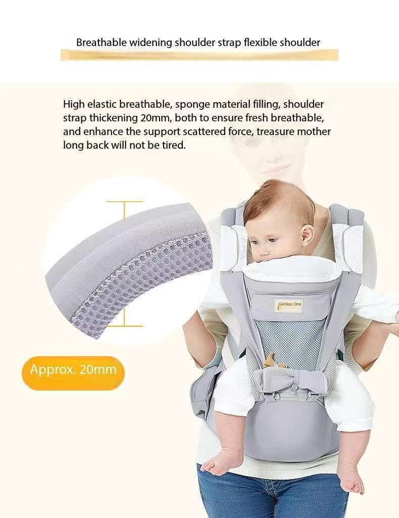 360° Baby Soft Carrier Comfortable Adjustable Positions Breastfeeding Fits Newborn Infant Toddler