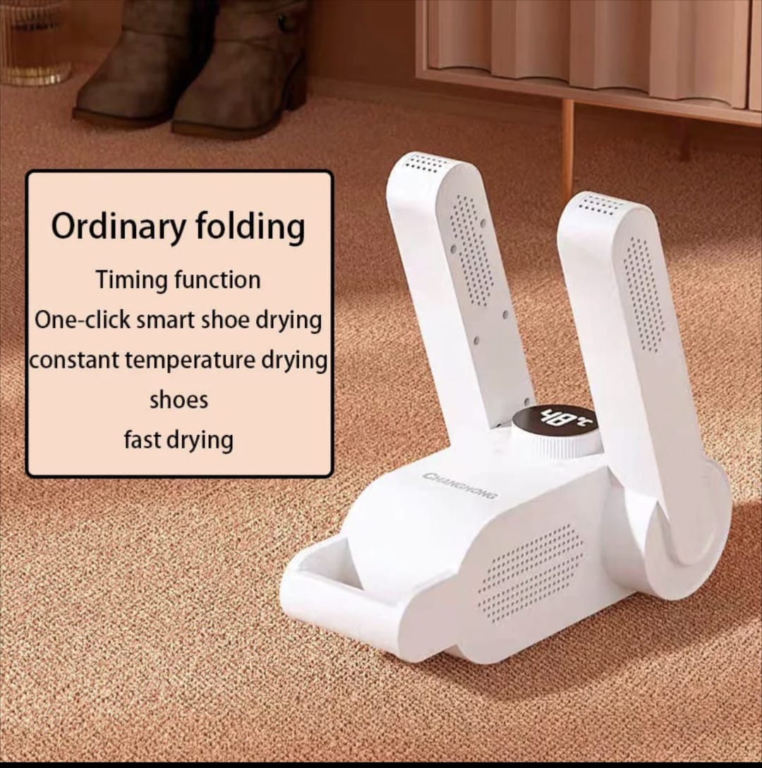 Folding Shoe Drying Machine Stretchable Smart UV Sterilization Deodorization Shoes Dryer Heater