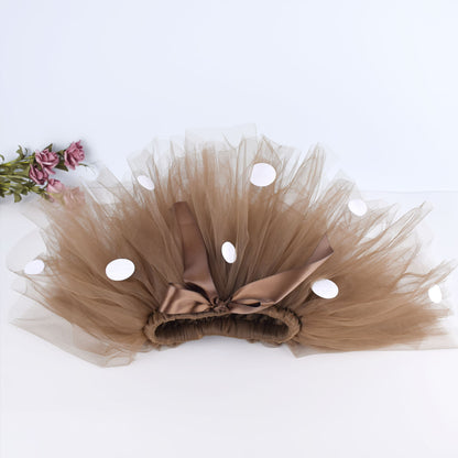 Amazon Supply Deer Skirt Cartoon Bambi Photography Tutu Skirt Set Christmas Elk Skirt