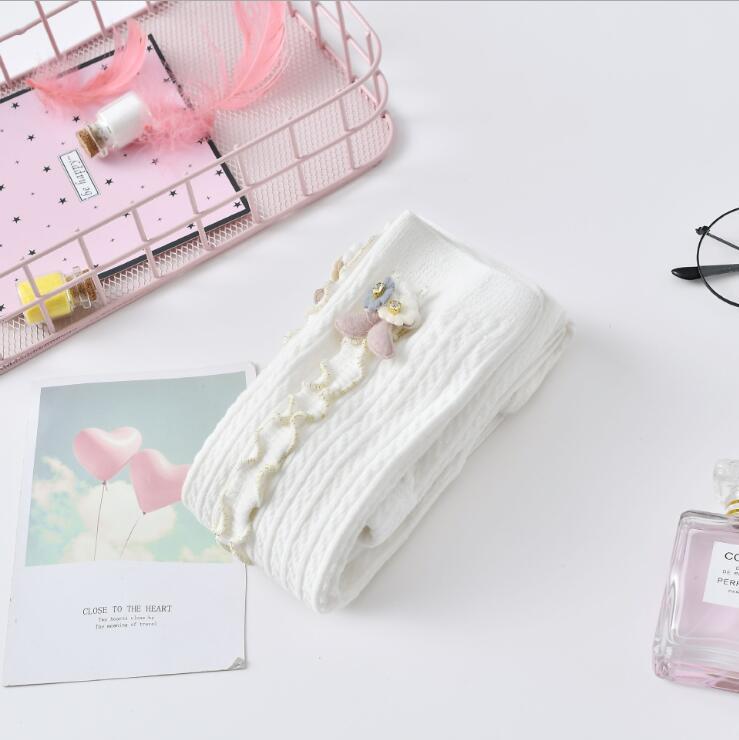 Flower Bunny Ruffle Line Leggings