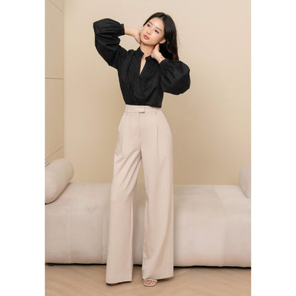 Spandex/Cotton Women's Pants Casual Office Lady Style Loose Buckle Custom cargo pants women