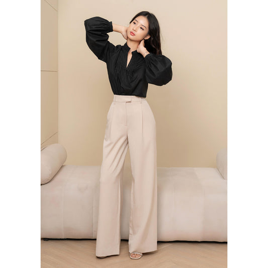Spandex/Cotton Women's Pants Casual Office Lady Style Loose Buckle Custom cargo pants women