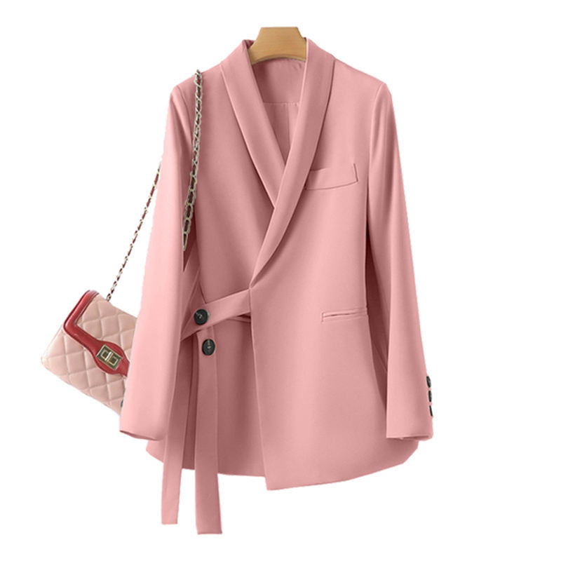 European Fall Femme Clothes Candy Color Coat Trendy Ladies Jacket Casual Women Blazer