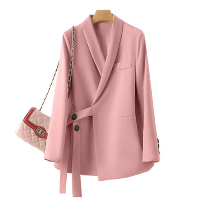 European Fall Femme Clothes Candy Color Coat Trendy Ladies Jacket Casual Women Blazer