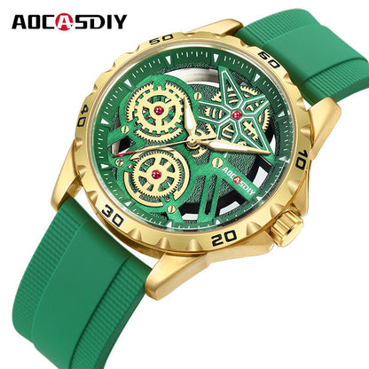 Sports Chronograph Wristwatch Watch with Box relojes hombre