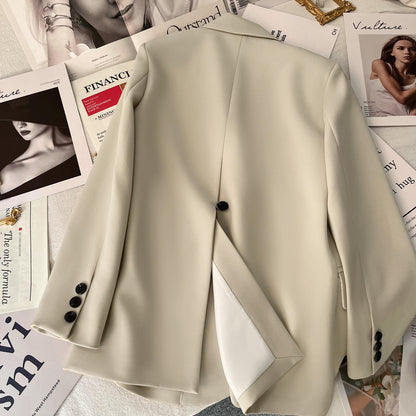 New Design Ladies Business Long Sleeve Women Blazer Suit Jacket High Quality Elegant Casual Coat