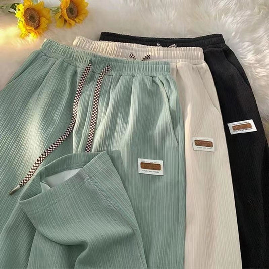 Summer Ice Silk High Street Pants
