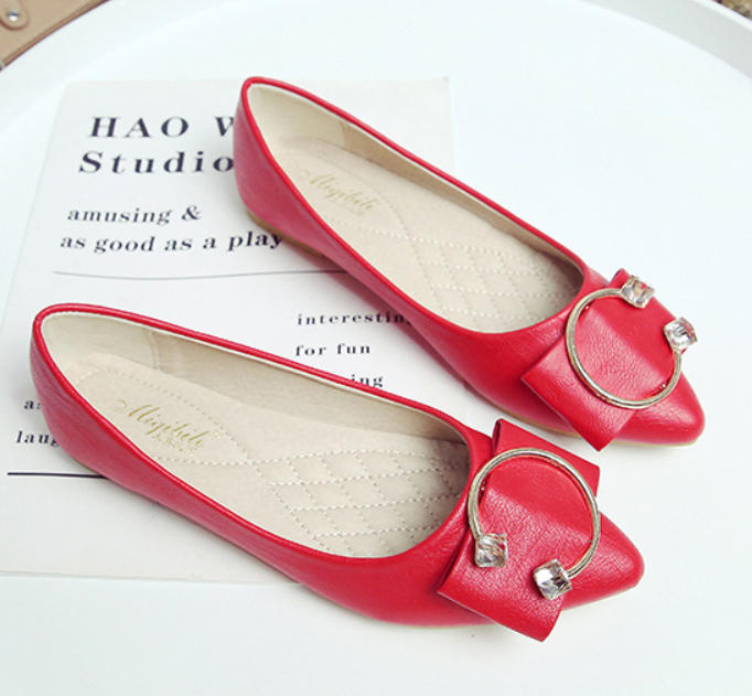 Comfort Matte leather women formal shoes leather
