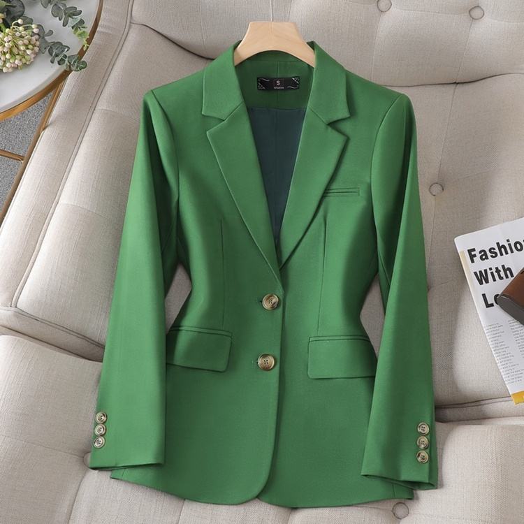 spring and summer Cotton and hemp suit woman new casual fashion suit commute coat
