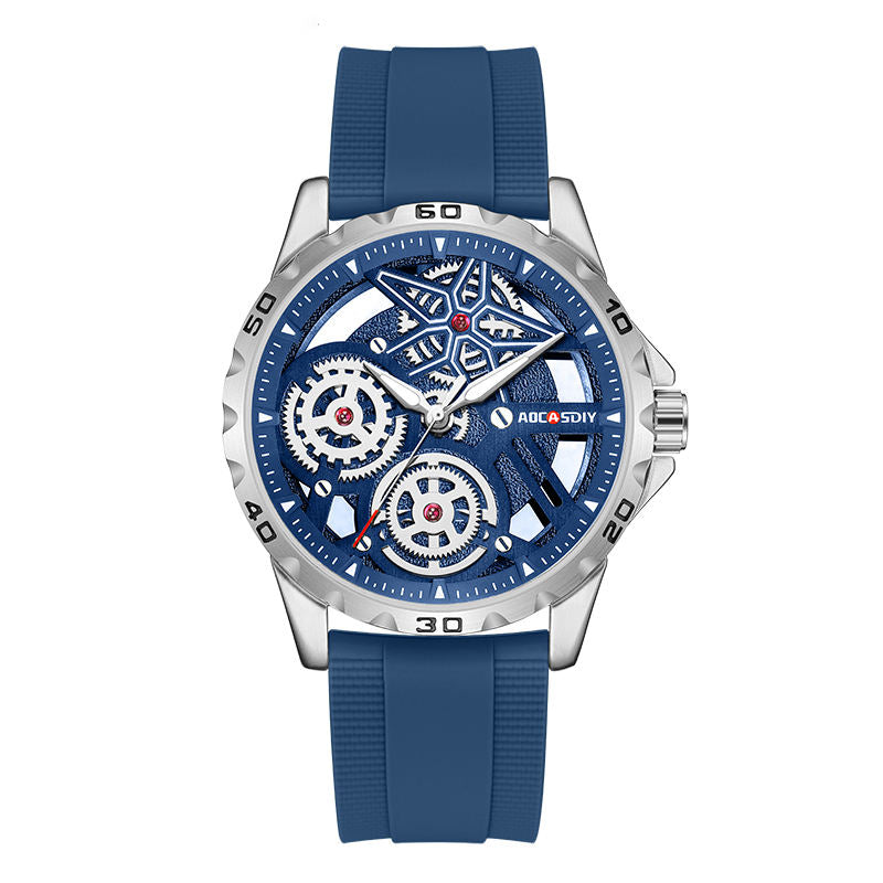 Sports Chronograph Wristwatch Watch with Box relojes hombre