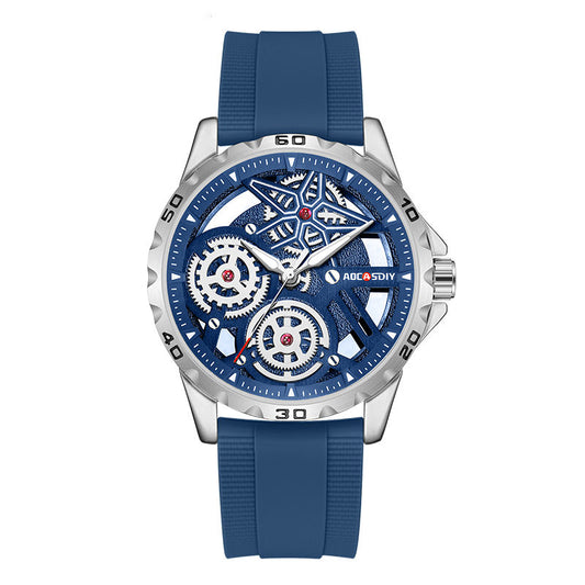 Sports Chronograph Wristwatch Watch with Box relojes hombre