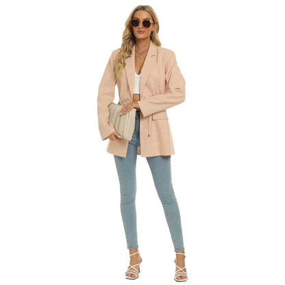 Fall fashion women oversized blazer