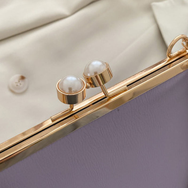 Ladies fashion vintage shoulder messenger bag crossbody women pearl bags handbag