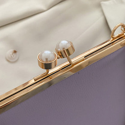 Ladies fashion vintage shoulder messenger bag crossbody women pearl bags handbag