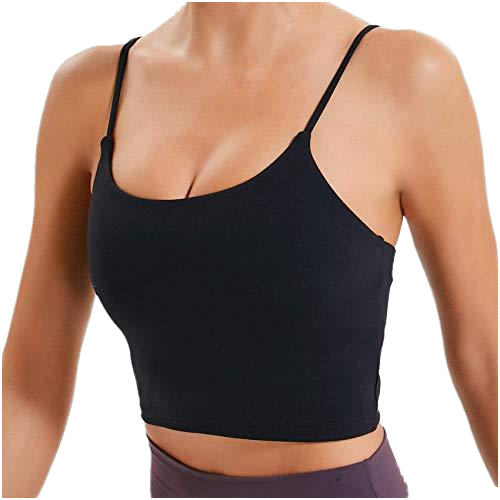 New Women's Quick-Drying Sports Bra Top Spandex Polyester Fiber Mixed Fabric Vest/Camisole for Fitness Workout