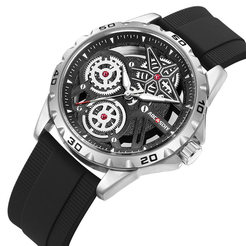 Sports Chronograph Wristwatch Watch with Box relojes hombre
