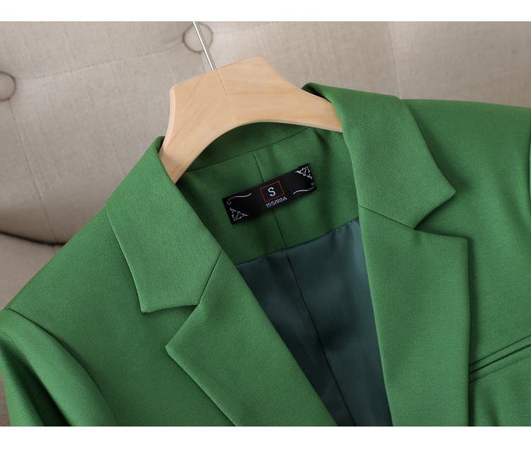 spring and summer Cotton and hemp suit woman new casual fashion suit commute coat