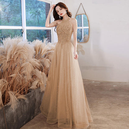 Evening Dresses Women PINK Elegant Ladies Dresses slip Long Party Party Dresses