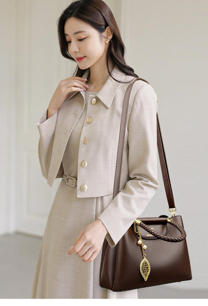 High Quality Pu Leather Hand Bag For Girls