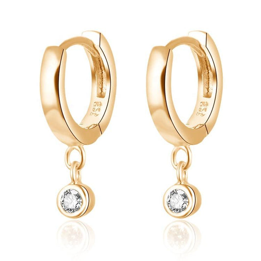 POLIVA Plated Gold Silver Earring Women 925 Sterling Jewelry Earrings
