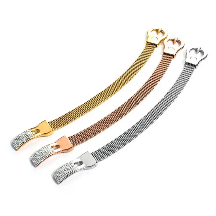 Classic Retro Metal Mesh Bracelet Stainless Steel Metal Mesh Fashionable Men'S And Women'S Bracelet