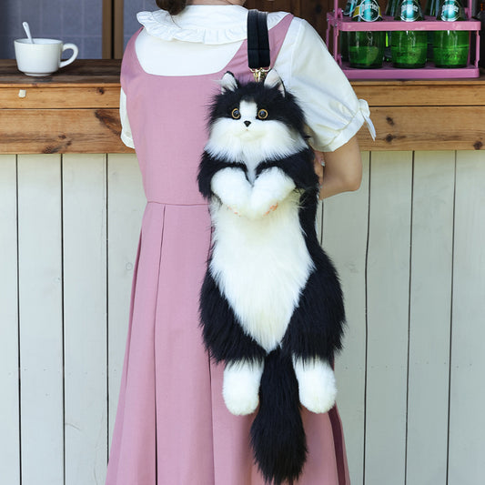 Doll Cute Dairy Cat Doll Plush Toy Bag