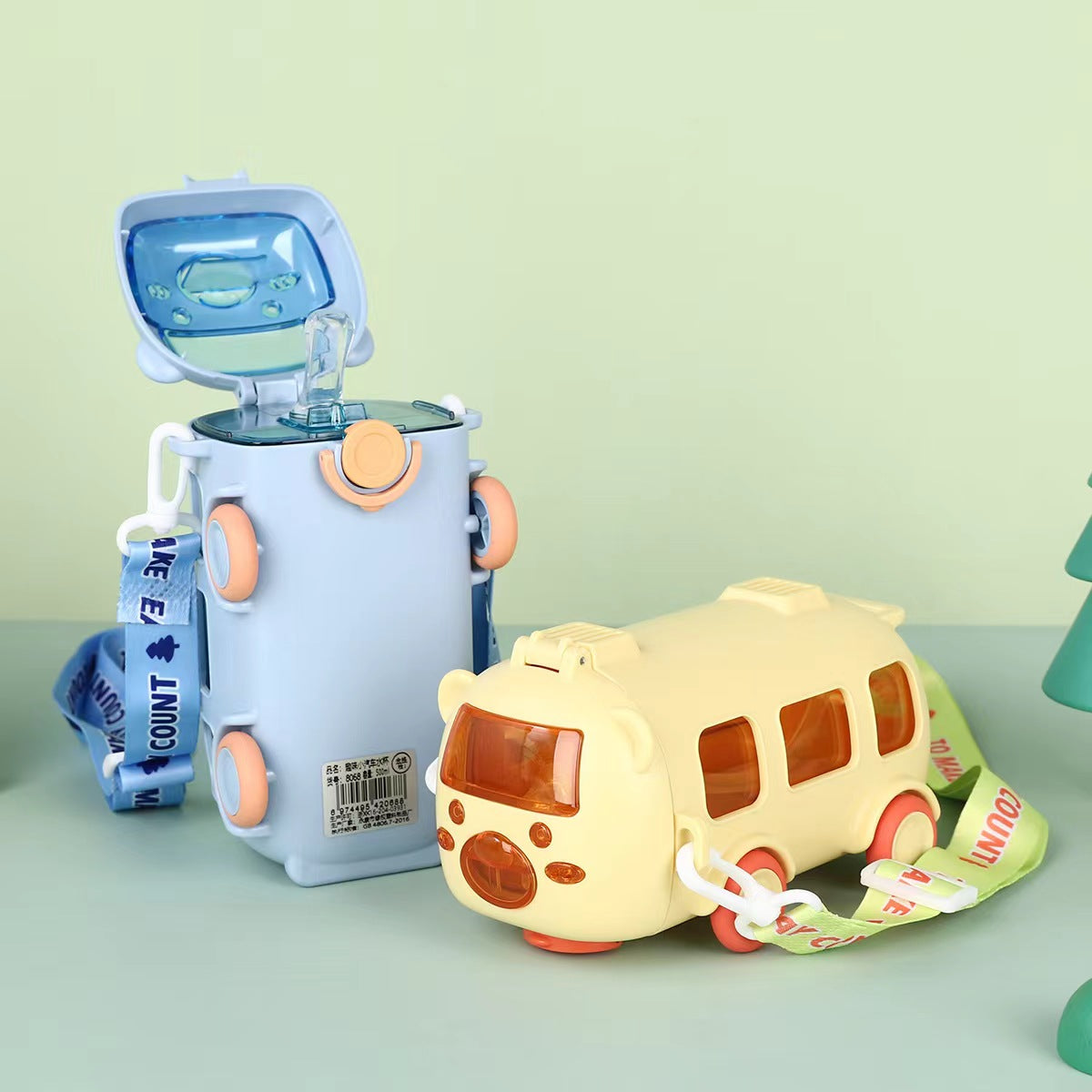 Cartoon Leakproof Water Bottles For Kids