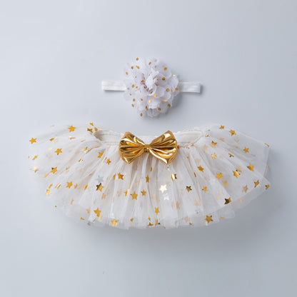 Baby Tutu Girl Leopard Print Mesh Skirt