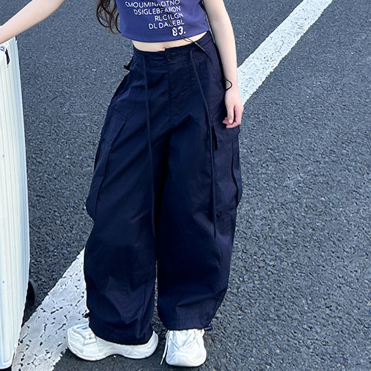 Girls' Overalls Thin Women's Older Children Hip Hop Costume