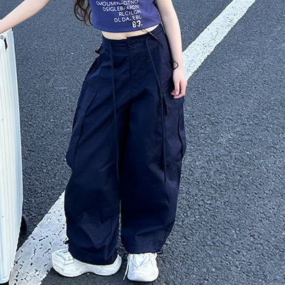 Girls' Overalls Thin Women's Older Children Hip Hop Costume