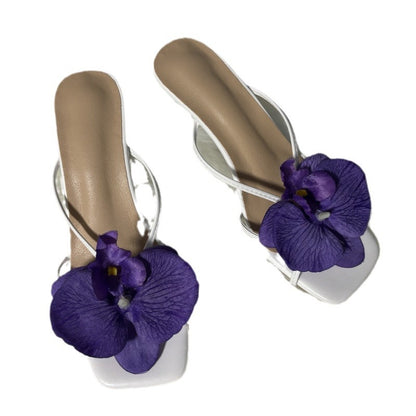 Flower Stylish Beach Slippers For Women